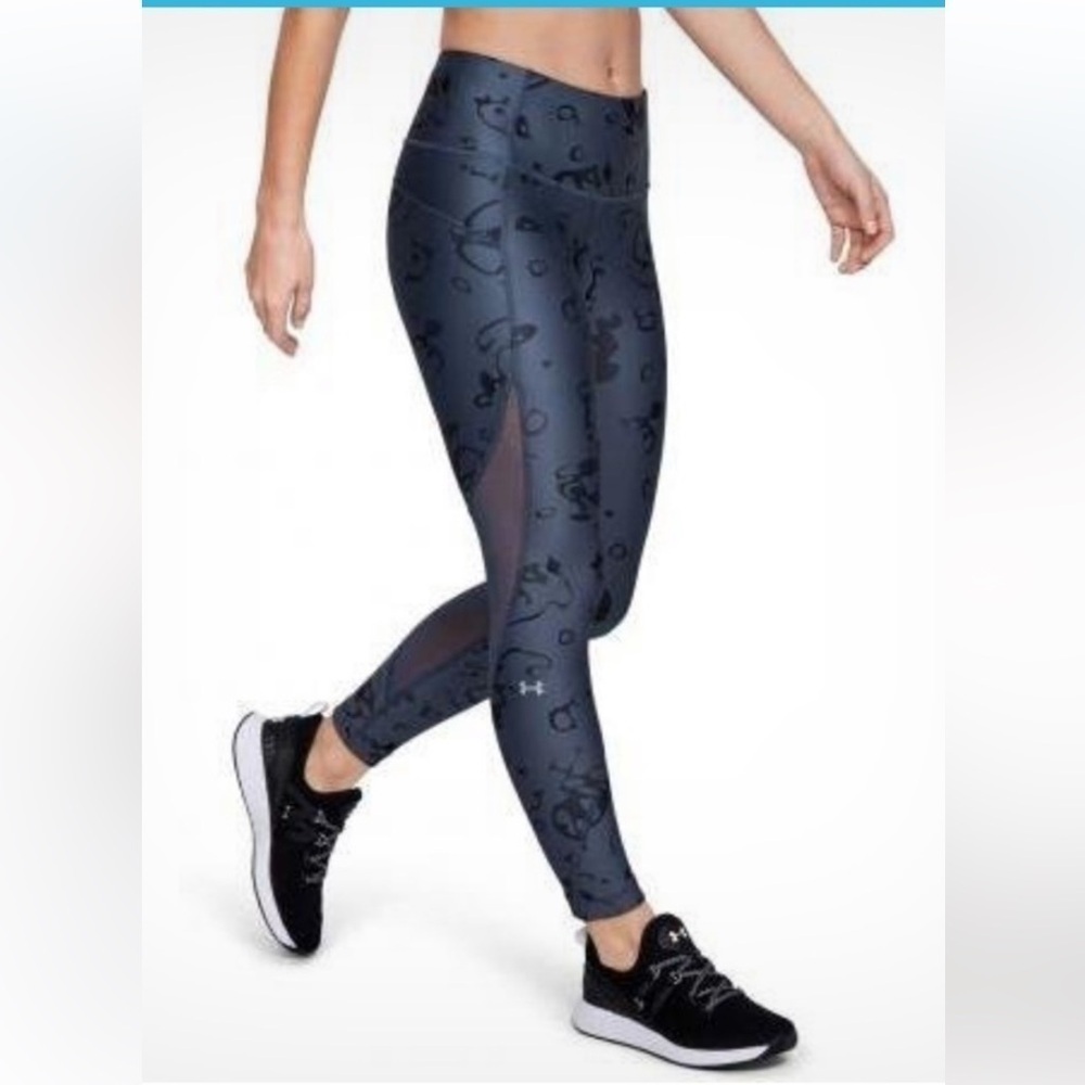 Under Armour Compression Ankle Crop Heat Gear  AKO Print Size L